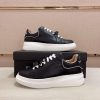 Philip Plein Leather Low-Top Sneakers Megastar Black and White