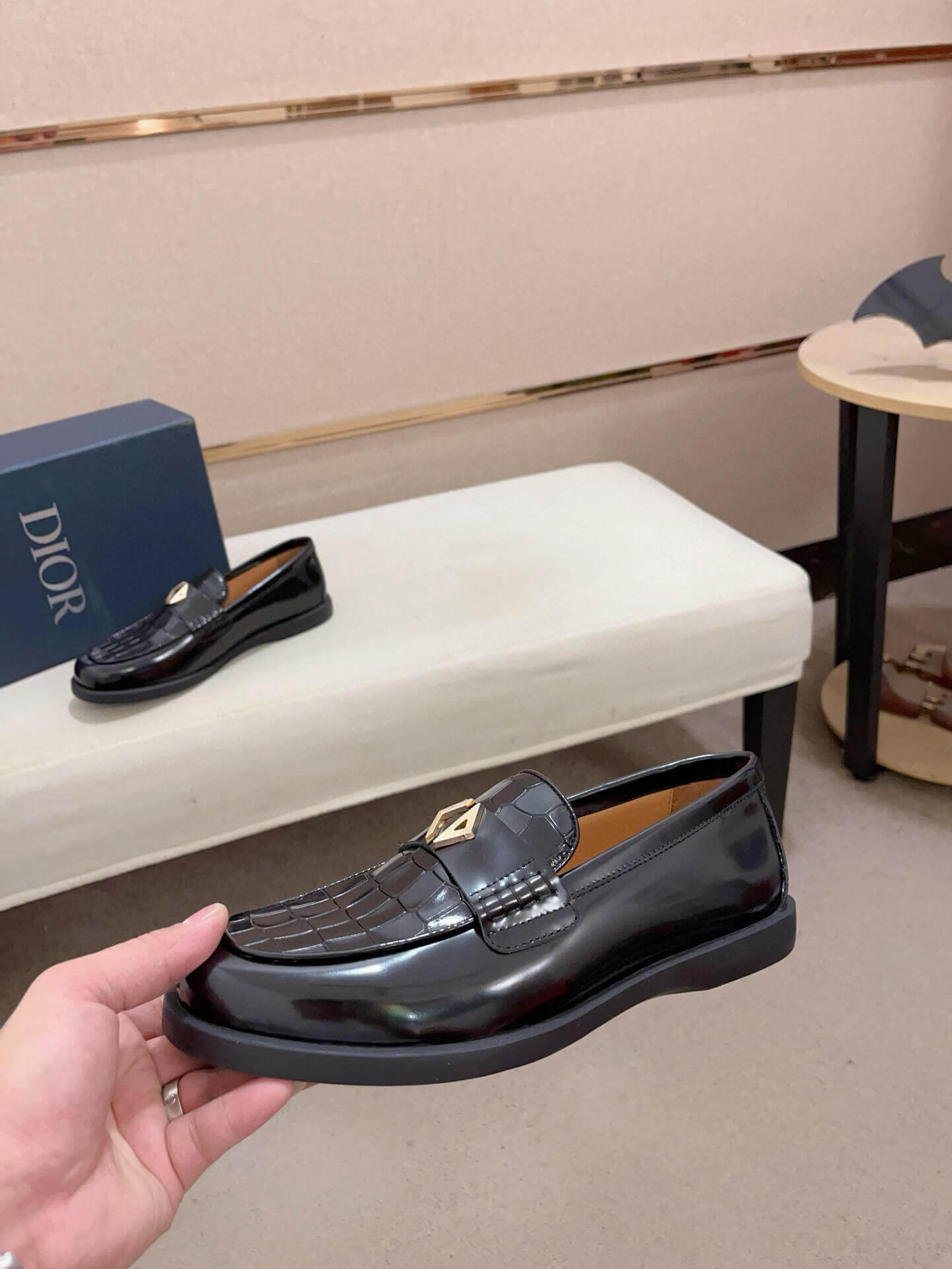 Dior Granville Black Polished Calfskin Loafers 4 Dior Granville Black Polished Calfskin Loafers - Image 4