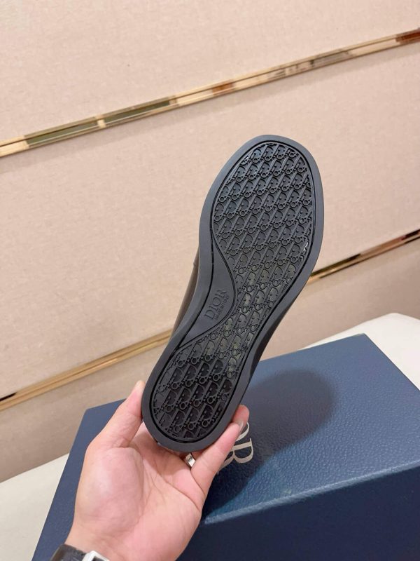 Dior Granville Black Polished Calfskin Loafers