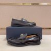 Dior Granville Black Polished Calfskin Loafers