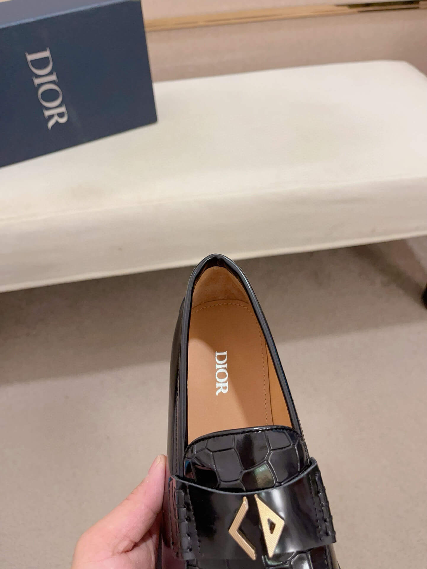 Dior Granville Black Polished Calfskin Loafers 10 Dior Granville Black Polished Calfskin Loafers - Image 10