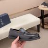 Dior Granville Black Polished Calfskin Loafers