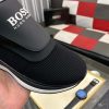 Boss Black Mixed Materials Slip-On Trainer