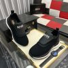 Boss Black Mixed Materials Slip-On Trainer