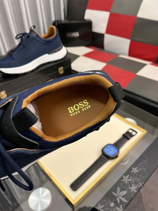 blueBOSSbrandsneaker_5 BOSS Blue Esquisse Suede Sneaker