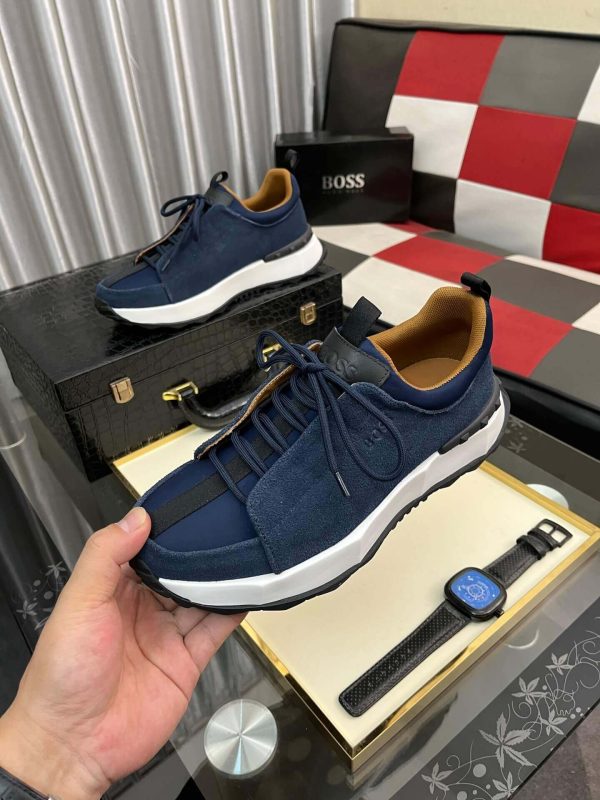 blueBOSSbrandsneaker_6 BOSS Blue Esquisse Suede Sneaker
