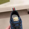 Gucci Rhyton Sneaker with Navy Jumbo GG Canvas