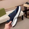 Gucci Rhyton Sneaker with Navy Jumbo GG Canvas