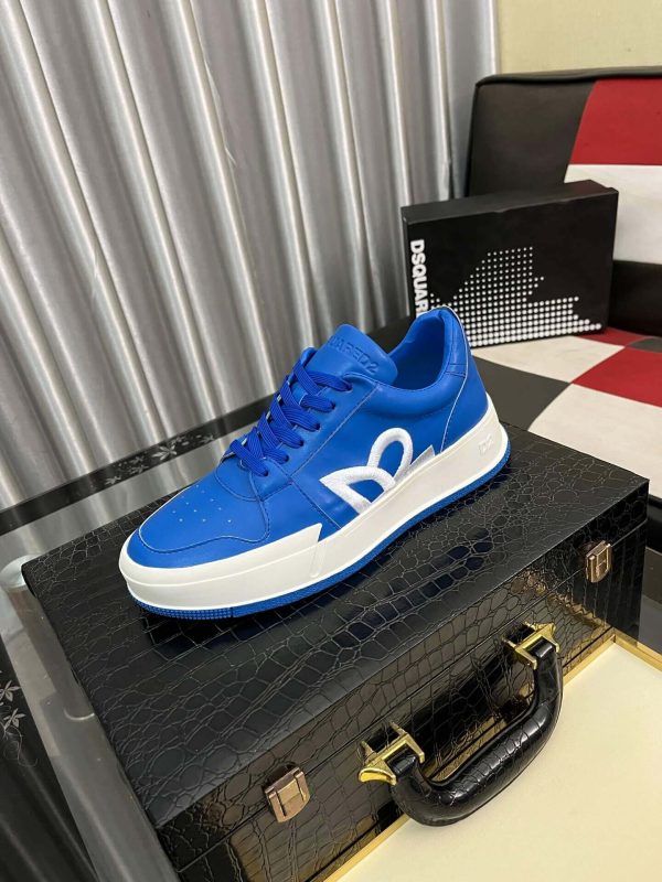 DSQUARED2 DSQ D2 Blue Low-Top Sneakers