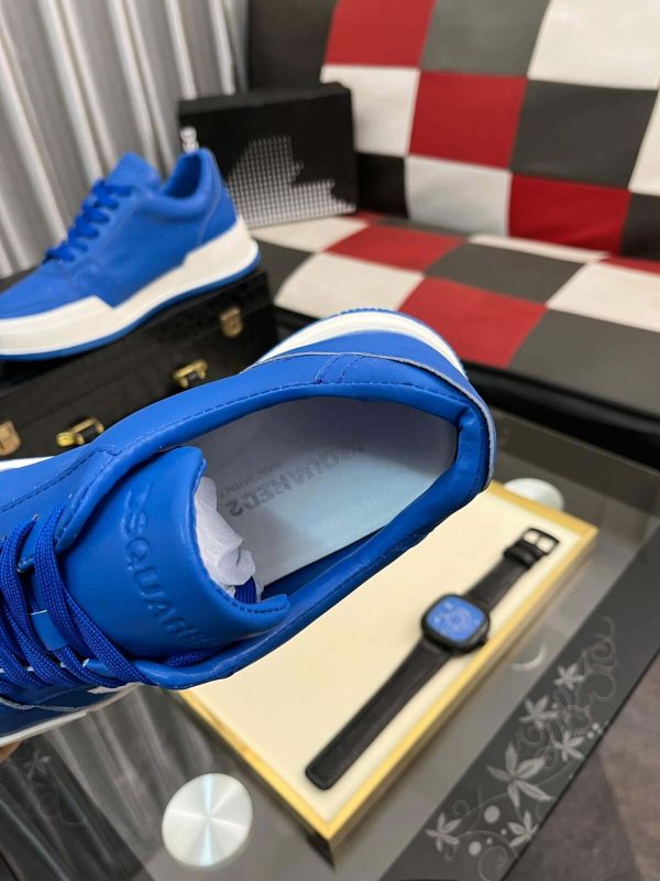 DSQUARED2 DSQ D2 Blue Low-Top Sneakers