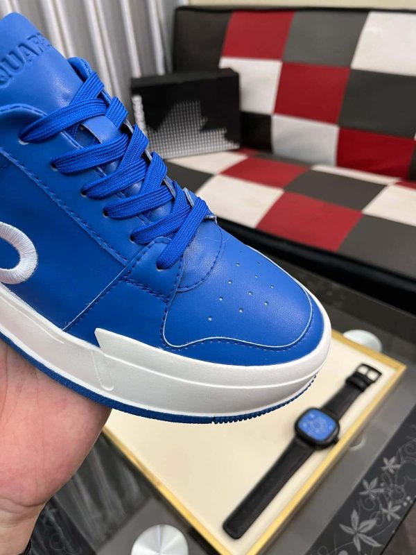 DSQUARED2 DSQ D2 Blue Low-Top Sneakers