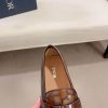 Dior Granville Brown Polished Calfskin Loafers