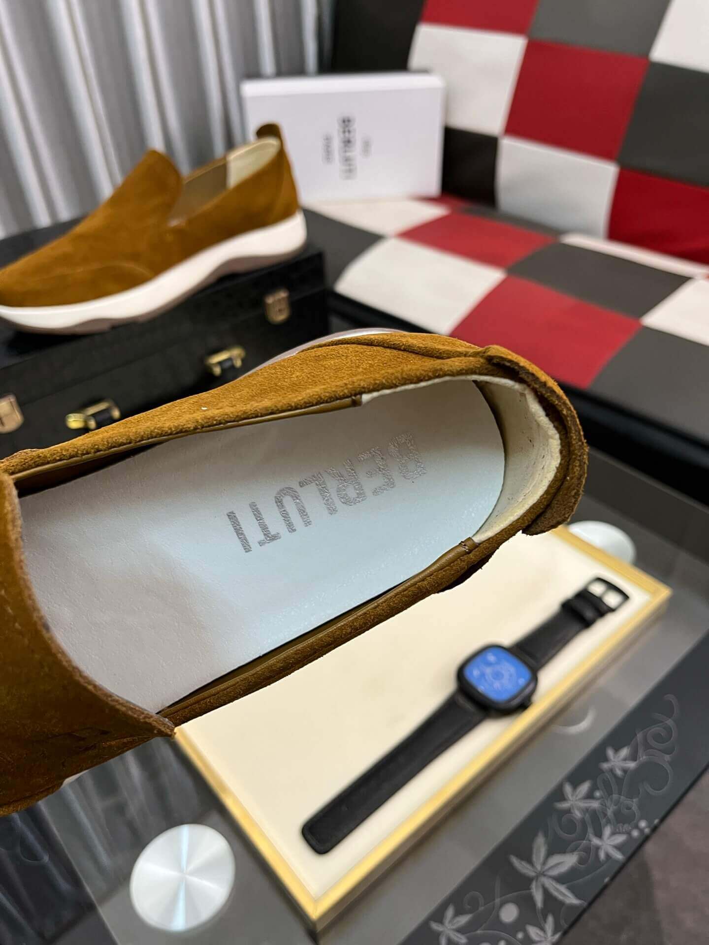 Berluti Echappée Brown Suede Calf Loafer 8 Berluti Echappée Brown Suede Calf Loafer - Image 8