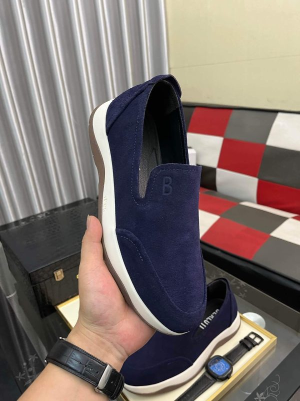navyblueBerlutiEchappeeSuedeCalfLoafer_5 Berluti Echappée Purple Suede Calf Loafer