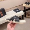 Zegna Black Suede Espadrille Sandals