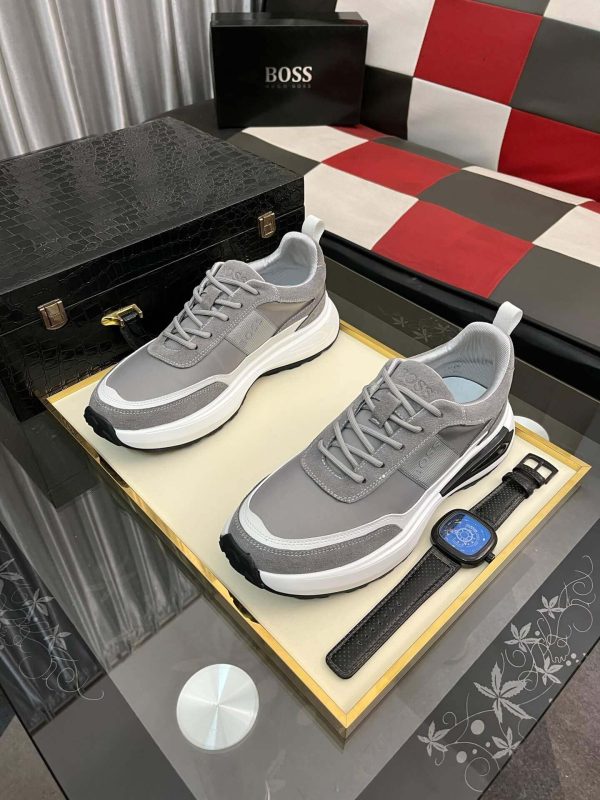 BOSS Running Inspired Trainers with Contrast Details