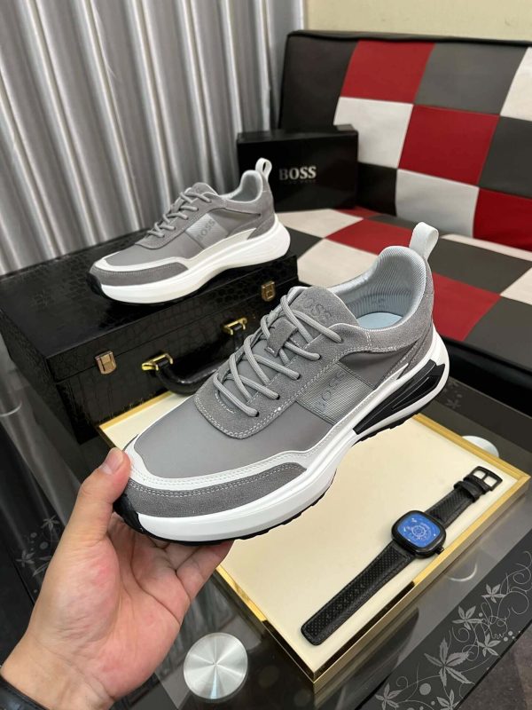 BOSS Running Inspired Trainers with Contrast Details