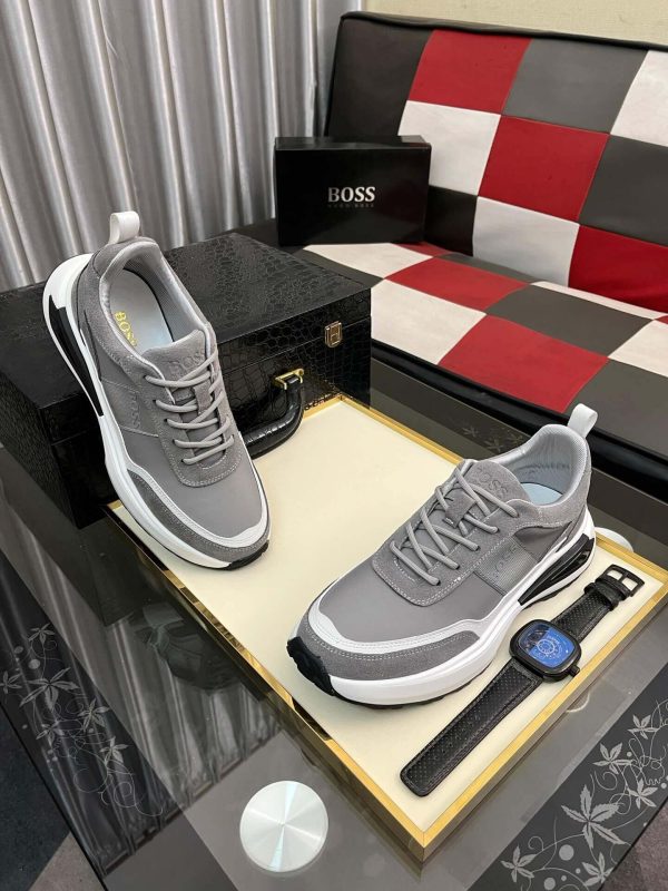 BOSS Running Inspired Trainers with Contrast Details