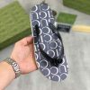 whiteGucciflip-flopwithagreensnake_10 Gucci Gucci Logo Grey Thong Sandals with Double G