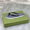 whiteGucciflip-flopwithagreensnake_9 Gucci Gucci Logo Grey Thong Sandals with Double G