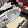 whiteleathersneakerwiththebrandnameBOSSembossedrepeatedlyontheside_3 BOSS Gary Italian Sneaker White