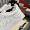 whiteleathersneakerwiththebrandnameBOSSembossedrepeatedlyontheside_4 BOSS Gary Italian Sneaker White