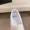 BOSS Leather Slip-On Shoes With Logo Vamp in White