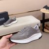 BOSS TTNM EVO  Grey Trainers with Ribbed Sole