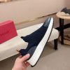 Bally Dewan Outline Sneaker In Blue Knit