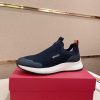 Bally Dewan Outline Sneaker In Blue Knit