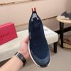 Bally Dewan Outline Sneaker In Blue Knit