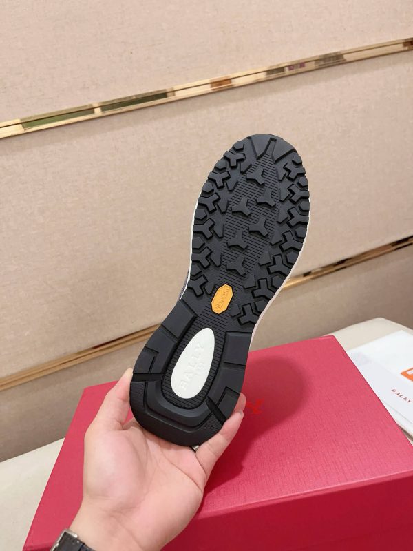 Bally Dewan Outline Sneaker In Olive Knit