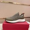 Bally Dewan Outline Sneaker In Olive Knit