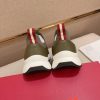 Bally Dewan Outline Sneaker In Olive Knit