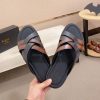 Berluti Sifnos Scritto Leather Sandal in Cacao Intenso