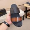 Berluti Sifnos Scritto Leather Sandal in Cacao Intenso