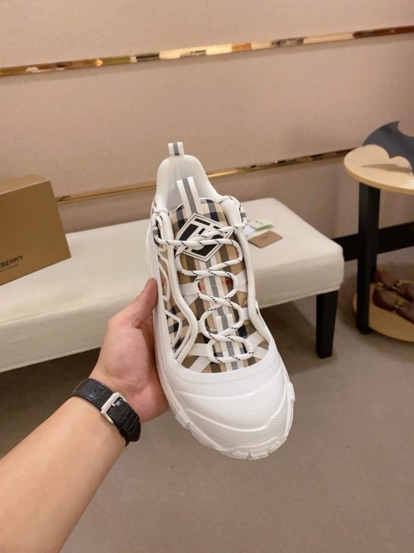 Burberry Arthur Archive Check Sneaker in White