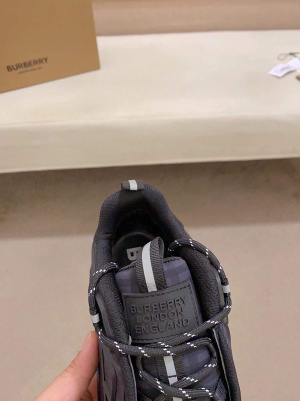 Burberry Arthur Check Sneaker in Black