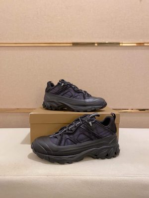 Burberry Arthur Check Sneaker in Black