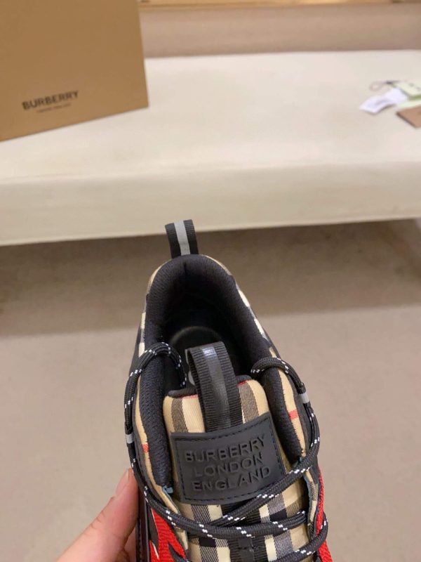 BurberryVintageCheckArthursneaker_1 Burberry Archive Check Arthur Sneaker in Black and Red