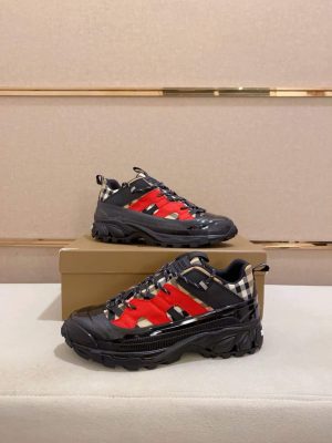 BurberryVintageCheckArthursneaker_2 Burberry Archive Check Arthur Sneaker in Black and Red