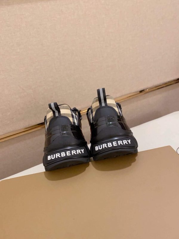 BurberryVintageCheckArthursneaker_3 Burberry Archive Check Arthur Sneaker in Black and Red