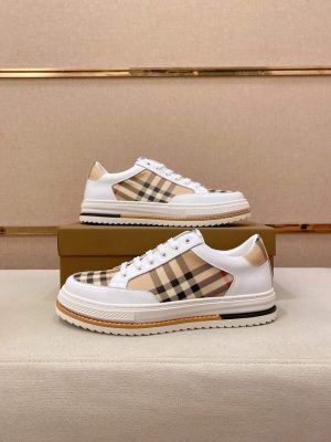 Burberrysneakers_4 Burberry Check Sneakers in Archive Beige