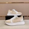 BOSS TTNM Evo Trainers with Knitted Upper in Beige