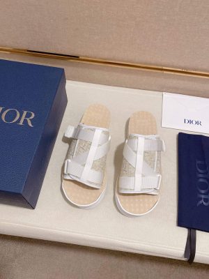 Dior Beige Dior Oblique Jacquard Alpha Sandal