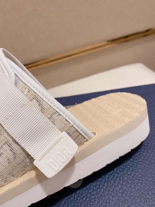 Dior Beige Dior Oblique Jacquard Alpha Sandal