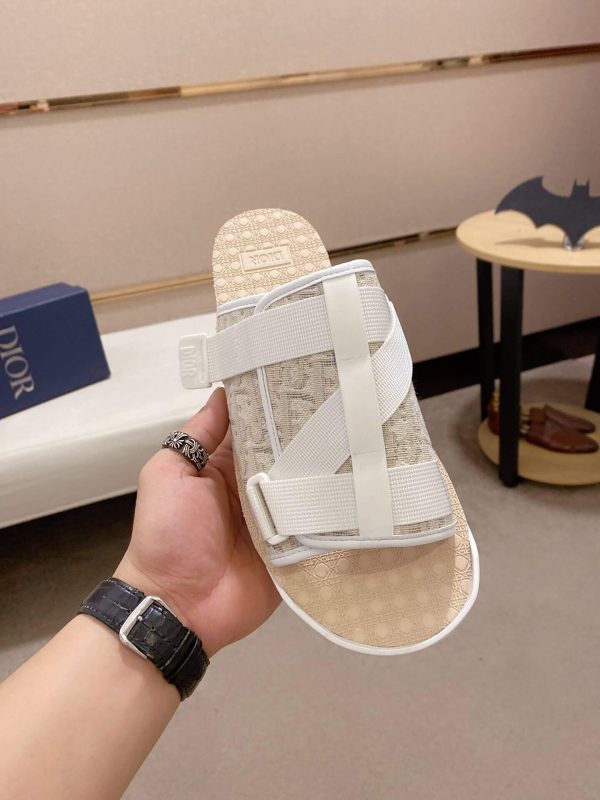 Dior Beige Dior Oblique Jacquard Alpha Sandal