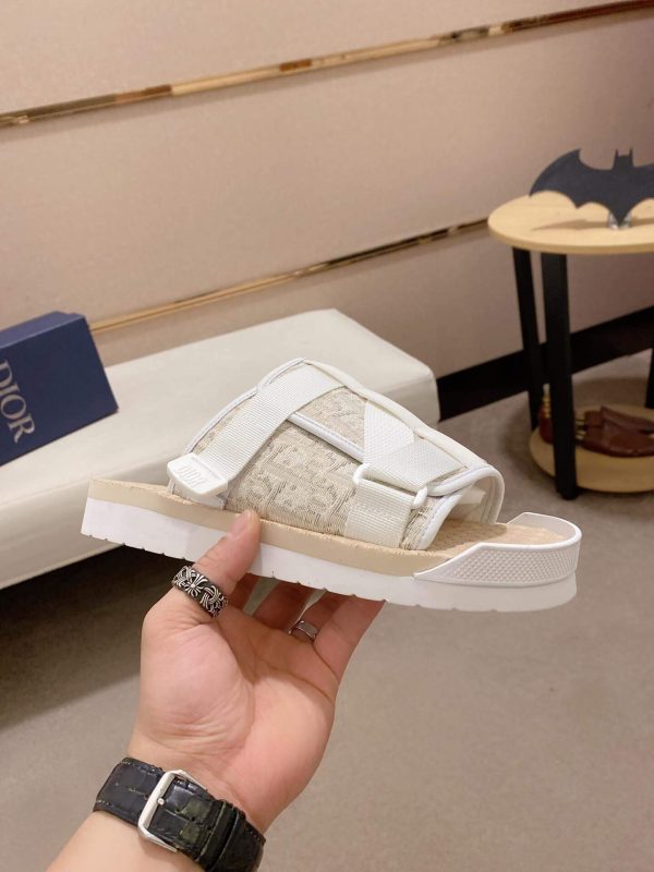 Dior Beige Dior Oblique Jacquard Alpha Sandal