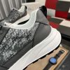 Dior Runner Sneaker in Grey Dior Oblique Jacquard and Grey Leather