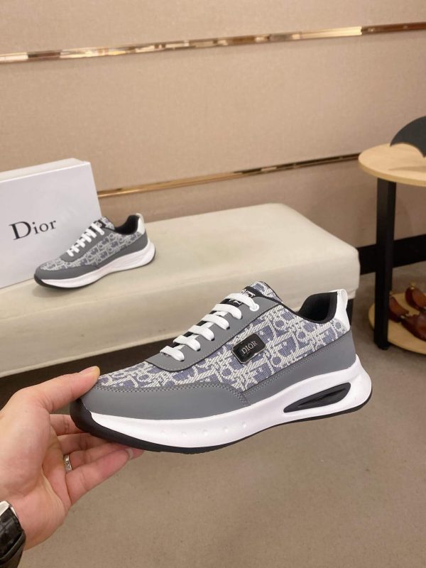 Dior Run Sneaker in Grey
